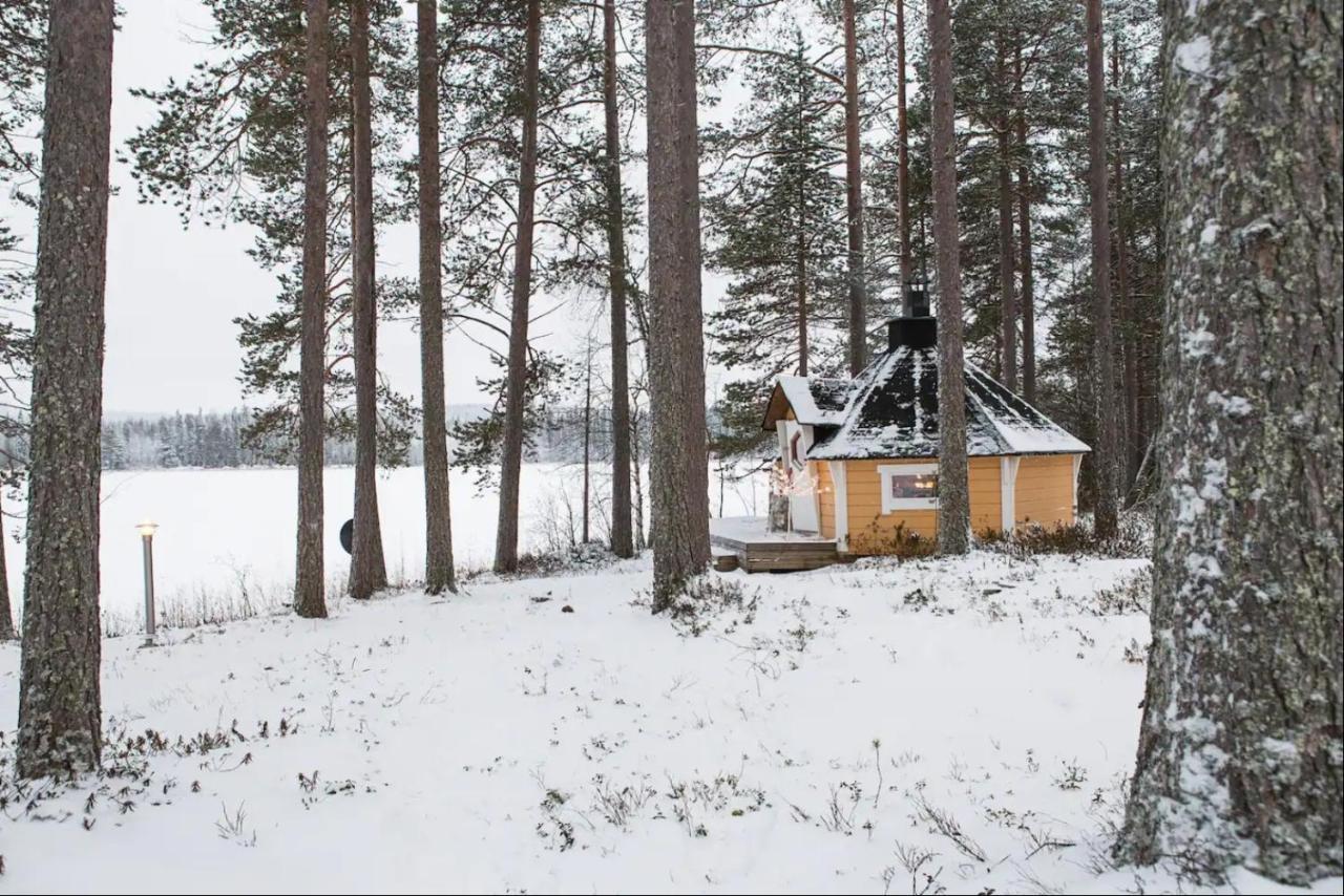 Luxurious Villa Kinos With Jacuzzi Rovaniemi Exterior photo