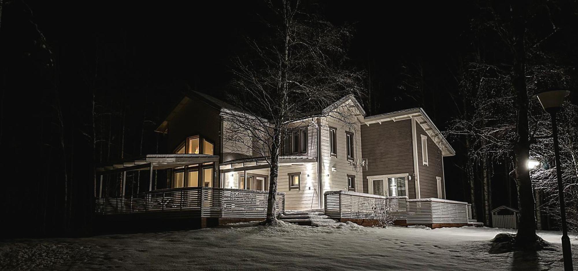 Luxurious Villa Kinos With Jacuzzi Rovaniemi Exterior photo