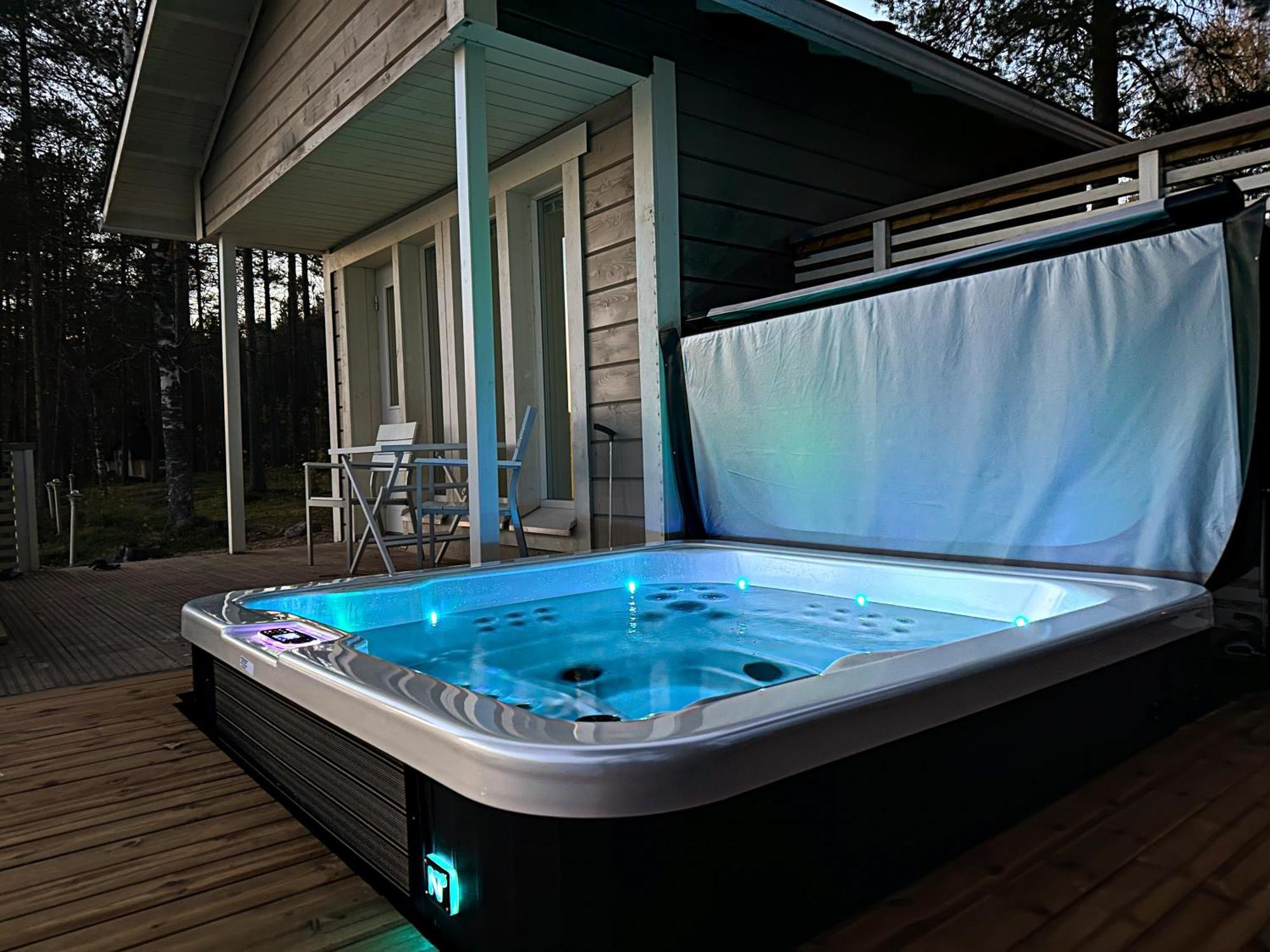 Luxurious Villa Kinos With Jacuzzi Rovaniemi Exterior photo